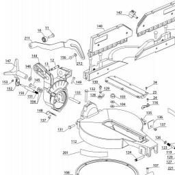 DeWalt DHS716AB spare parts