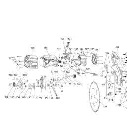 DeWalt DHS790AB spare parts