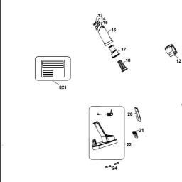 DeWalt DVC320B24 spare parts