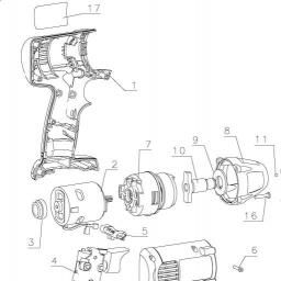 DeWalt DW054K-2 spare parts