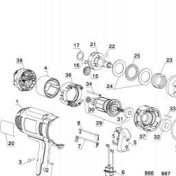 DeWalt DW059HB spare parts