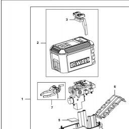 DeWalt DW08302CG spare parts