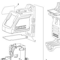 DeWalt DW086K spare parts