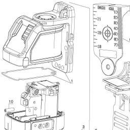 DeWalt DW088CG spare parts