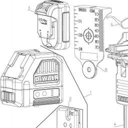 DeWalt DW088LR spare parts