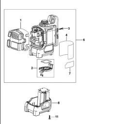DeWalt DW089CG spare parts