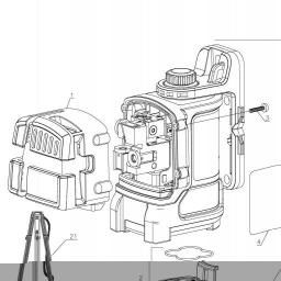 DeWalt DW089HK spare parts