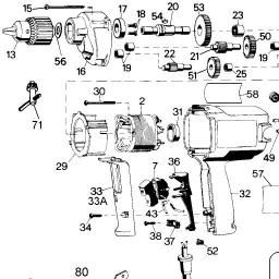 DeWalt DW130-45 spare parts