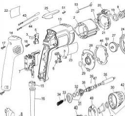 DeWalt DW253WT spare parts