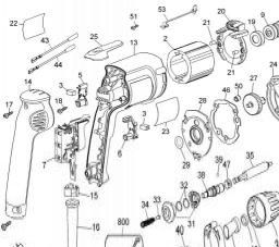DeWalt DW272WT spare parts