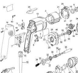 DeWalt DW276 spare parts