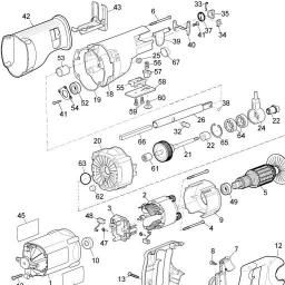 DeWalt DW307MK spare parts