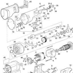 DeWalt DW309K spare parts