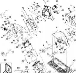 DeWalt DW378GT spare parts
