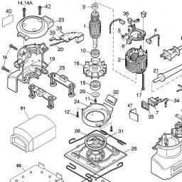 DeWalt DW411-46 spare parts