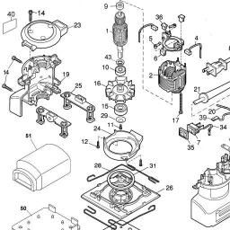 DeWalt DW411K spare parts