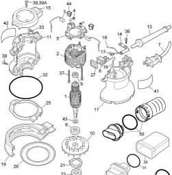 DeWalt DW421K spare parts