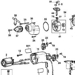DeWalt DW508SK spare parts