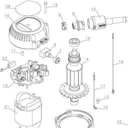 DeWalt DW616D spare parts