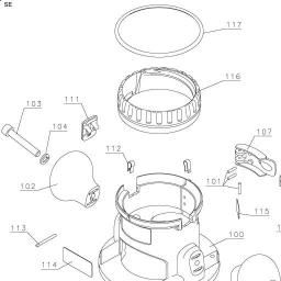 DeWalt DW616K spare parts