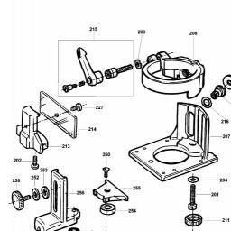 DeWalt DW6705 spare parts