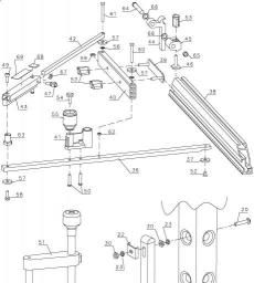 DeWalt DW7461 spare parts