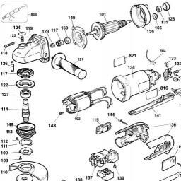 DeWalt DW806L spare parts