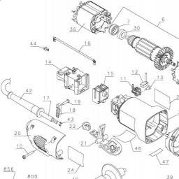 DeWalt DW828 spare parts