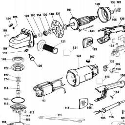 DeWalt DW840K spare parts
