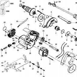 DeWalt DW861W spare parts
