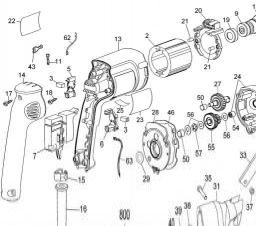 DeWalt DW890 spare parts