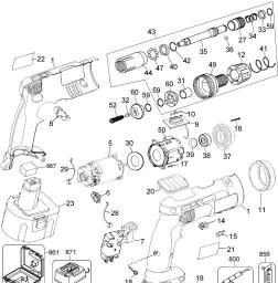 DeWalt DW968K-2 spare parts