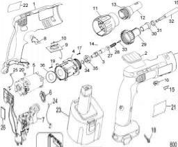 DeWalt DW979K-2 spare parts