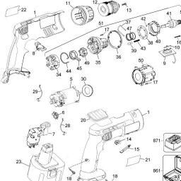 DeWalt DW998K2 spare parts
