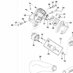 DeWalt DWB800 BLOWER spare parts