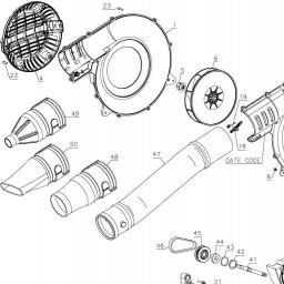 DeWalt DWBL700 spare parts