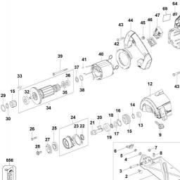 DeWalt DWC860W spare parts