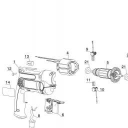 DeWalt DWD110K spare parts