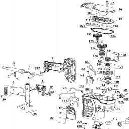 DeWalt DWD450 spare parts