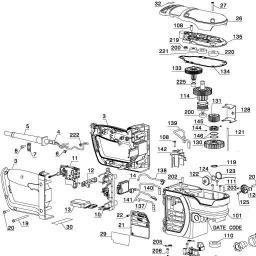 DeWalt DWD460K spare parts