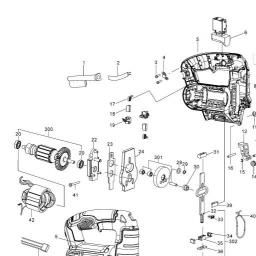 DeWalt DWE249 spare parts