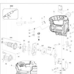 DeWalt DWE300 spare parts