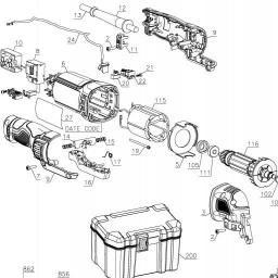 DeWalt DWE315K spare parts