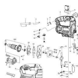 DeWalt DWE349 spare parts