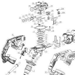 DeWalt DWE357K spare parts