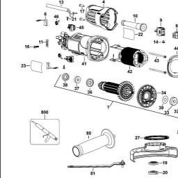 DeWalt DWE4000 spare parts