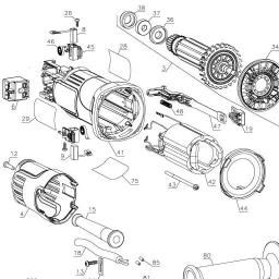 DeWalt DWE4020SI spare parts