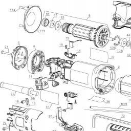DeWalt DWE402N spare parts
