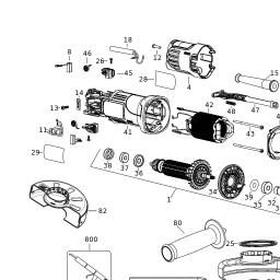 DeWalt DWE4057 spare parts