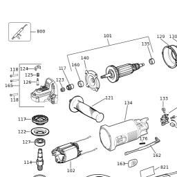 DeWalt DWE4117 spare parts